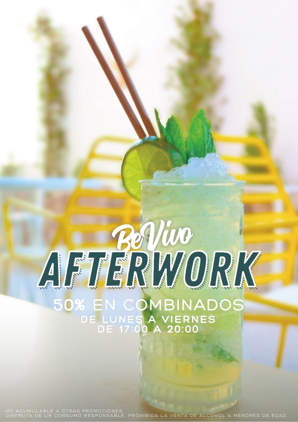 Afterwork en Bevivo al mejor precio
