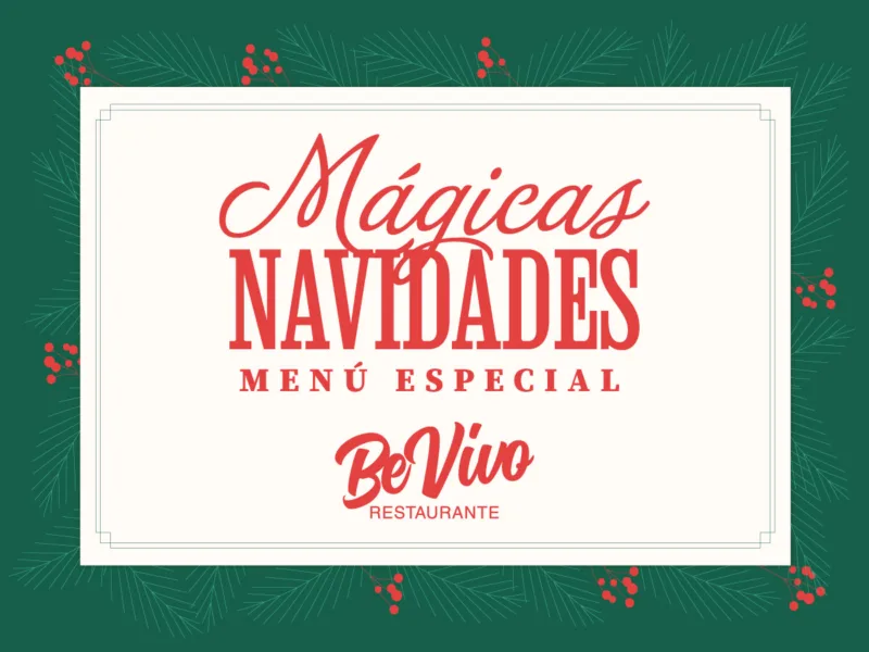 Menú Mágicas Navidades 2024 Bevivo Restaurante